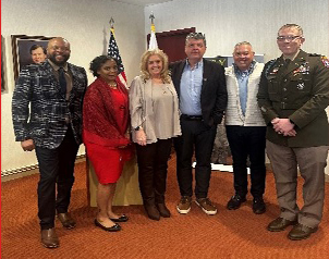 Antonio, Crancena, LTC Morris, Mr. Gregory, Mayor Molisse, and Director of Human Resources Shari Wey, Electro Switch Corporation