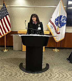 Ms. Price providing remarks Ms. Price providing remarks