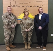 SGM Smith, LTC Ortega, and Roy
