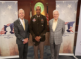 El Paso County Judge Ricardo Samaniego, Gen. Brito and CASA Gus Rodriguez El Paso County Judge Ricardo Samaniego, Gen. Brito and CASA Gus Rodriguez
