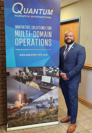 Victor Fleming visits Quantum Research International to reconnect and share Army PaYS updates. Victor Fleming visits Quantum Research International to reconnect and share Army PaYS updates.