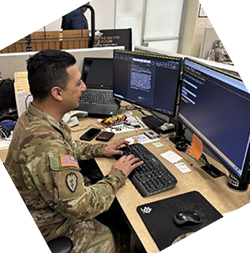SGT Tommy Helservierra signing up for PaYS SGT Tommy Helservierra signing up for PaYS