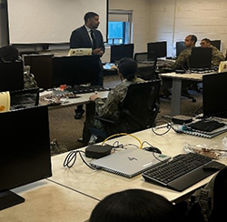 Army PaYS Senior Marketer Kevin Talley speaking to AIT students at Fort Gregg-Adams Army PaYS Senior Marketer Kevin Talley speaking to AIT students at Fort Gregg-Adams